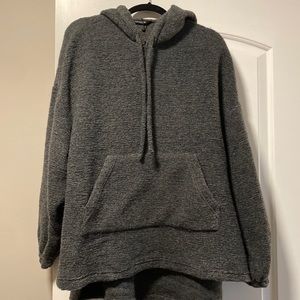 NWT Zara Dark Grey Oversized Sweatshirt